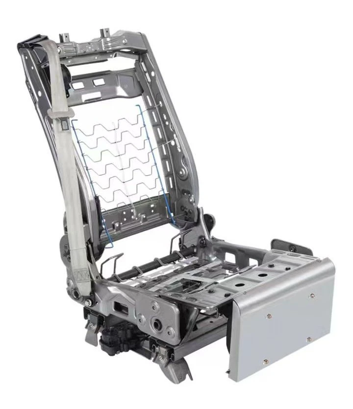Skeleton diagram of captain's chair of Toyota Sienna van